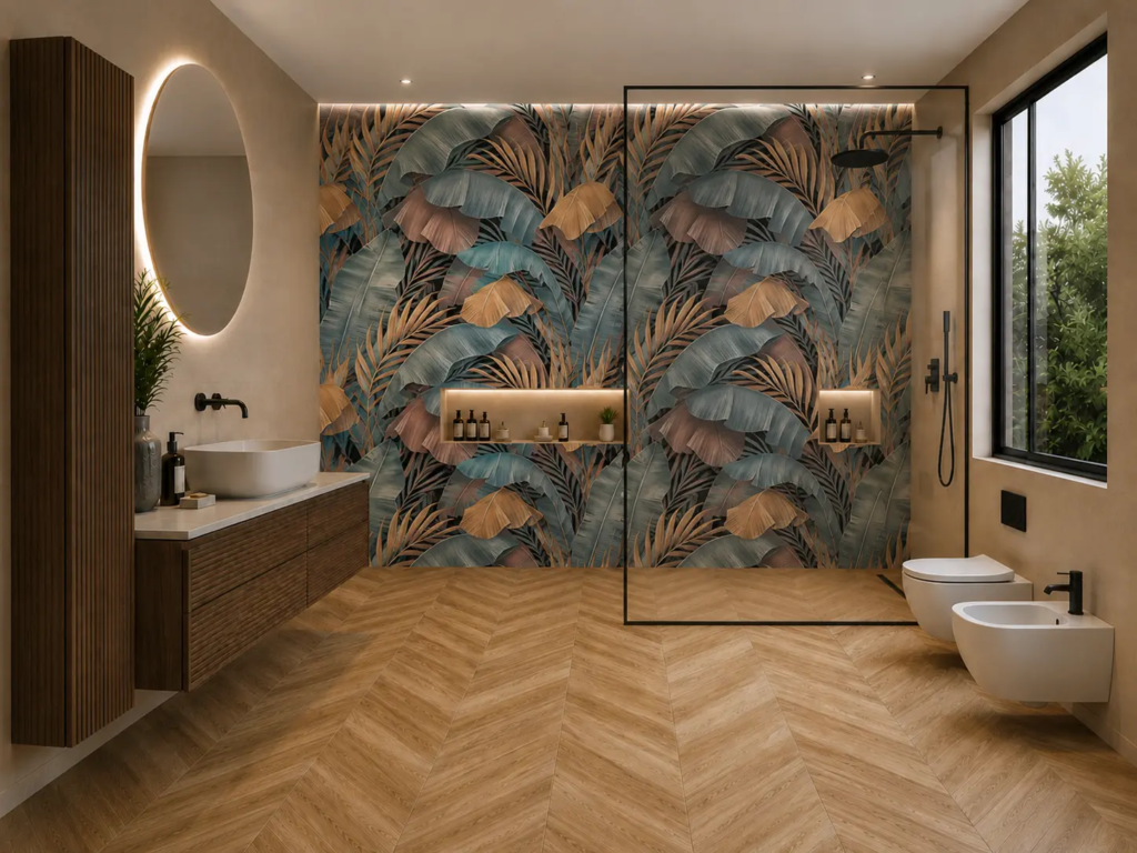 Macau Fiore Blu - Velcera Wood Brown